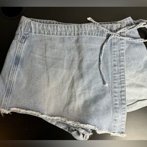 Princess Polly Jean Mini Skort Size 4